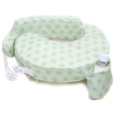 My Brest Friend 餵奶神器全方位護腰可調式哺乳枕 經典款, 鼠尾草綠雛菊