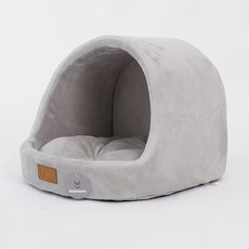 개과천선 강아지 디룸 동글이 하우스, 파스텔그레이, 1개