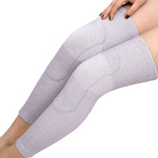 Geongangbyeolbat 膝蓋小腿保暖護具 左右套組 灰色, 1套