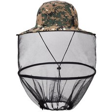알로데 야외 벌초 양봉 낚시 와이어 메쉬 모자 03, 1개