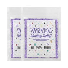 바나다왁싱 릴리프 라벤더 하드왁스 팔/다리용, 150g, 2개