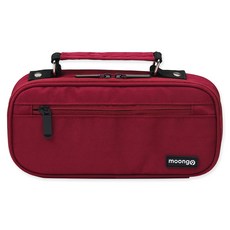 Mongoo 手柄鉛筆盒, 酒紅色, 1組