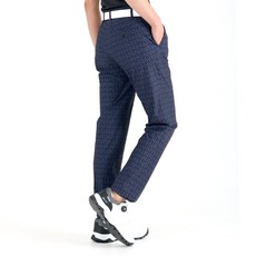 男士DEJ無褶隱藏式鬆緊帶四向彈力高爾夫長褲 YCGJ985