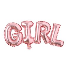 EMOKUBEE 派對裝飾氣球組 女孩, 單一顏色, 5套