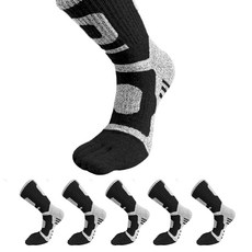 QDA 여성용 스포츠 등산 파일 발가락 양말 5족 세트