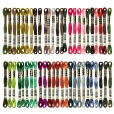 DMC 棉質繡線 25號 50色組, 829 至 937, 8m