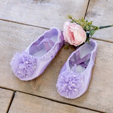 aterreballet 女童用紫色球芭蕾舞鞋