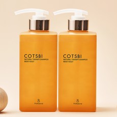 CCOTSBI 啤酒酵母頭皮去屑洗髮精 柑橘香款, 500ml, 2個