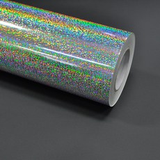 DEKOREA 自黏式全息閃光貼紙, 銀色沙粒(IT-P501)