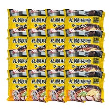 에이스쿡 사뽀로식 미소라면 80g, 16개