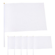 Partyhae 應援旗幟 大 - 白色, 6支