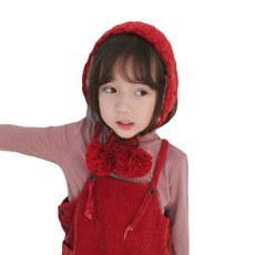 키즈트리 여성용 방울 니트 귀마개 ET 17 S