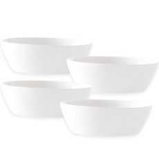 Prelude 新骨瓷簡約小菜碗 12.7公分 白色 4入, 白色的, 4個
