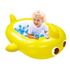 Winnie Cony 碰碰狐小鯊魚氣墊池+球池球 100p 套裝 BS-21BP120, 混合色