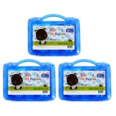 artmore 玩具 蠟筆 藍色, 3個, 36色