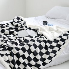 Mix&Match 棋盤格超細纖維毯
