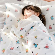 베베누보 어린이집 낮잠이불 + 솜패드 + 블랭킷 + 솜베개 + 방수 보관가방 세트 분리형, 레이니데이