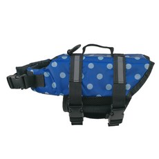 Runway狗狗小狗游泳救生衣, 藍色圓點