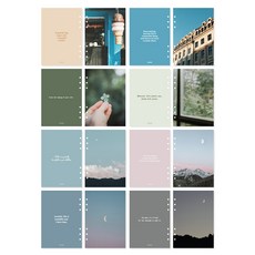 Monolike A5 每日 6孔 手帳外殼 8款 B套組, 1套