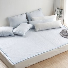 지베딩 아이싱 소재 여름 패밀리 패드, 블루