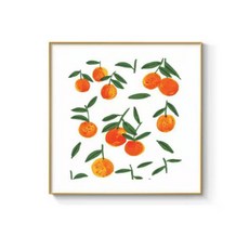 Answer 橘子靜物畫 金色畫框, B款