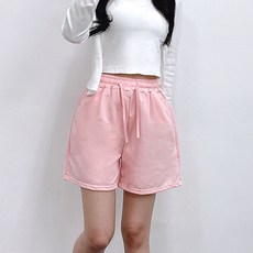 gelluna 女款棉質訓練鬆緊帶短褲 BT-17