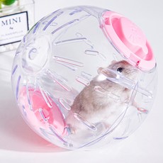 스몰펫 햄스터 헬스볼 18cm, 핑크, 1개