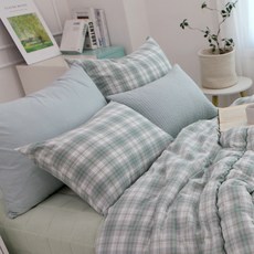 30支紗線染棉四季枕頭套