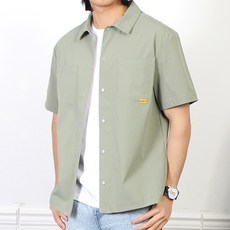 마인플로우 더마인드 남성용 스트릿 우븐 스판 반팔셔츠 WS511