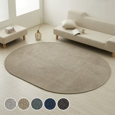 블레딕홈 라이즈 사계절 워셔블 타원형 러그
