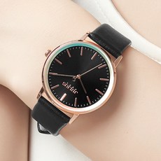 女款皮革錶帶手錶 JA-1183