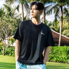 HERRINGBONE apparel 男款寬鬆版水上多功能運動短袖防磨衣 RI386M