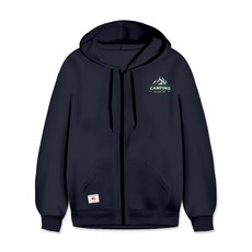 YTCLOSET 大尺碼 山脈 刷毛 連帽拉鍊外套