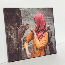 HTP 瓷磚 貓頭鷹與少女 C2919