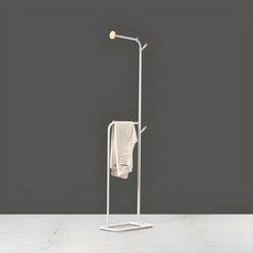 house recipe 巴因 全日立式衣架, 白色