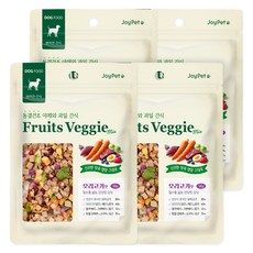 조이펫 강아지 야채와 과일 동결건조 간식, 오리고기, 30g, 4개