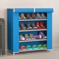 SAERON LAC 簡單鞋櫃 4 步 58 x 30 x 72cm, 藍色