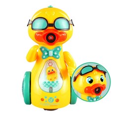 甜蜜史萊姆自動泡泡機 移動的鴨子, 黃色的, 1個