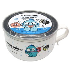 Sanrio 三麗鷗 人魚漢頓不鏽鋼泡麵碗 950ml, 1個, 白色