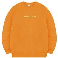 Montimon 燙金字體 大學T TMD_0014