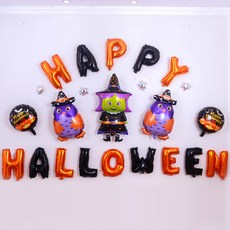 WOW PARTY KOREA 萬聖節氣球裝飾 15, 混合顏色, 1套