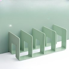 아웃시티 심플 책꽂이, 그린, 4단