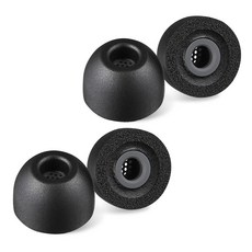 AZLA Pomax Standard泡棉頭有無線耳機耳塞 ML 4入, 單一商品, 黑色