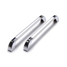 把手世界 Opirus 2孔家具把手 銀色 P192, 2個