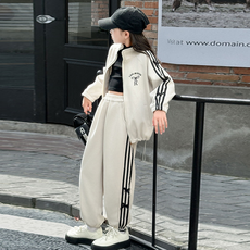 Miso Papa 女童蝴蝶結拉鍊上下套裝