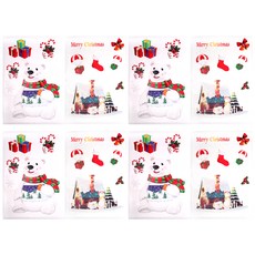 LivingDA 窗戶貼紙, 北極熊, 4套