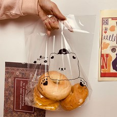 Marketpio 塑膠簡易早午餐袋 7號, 50個, 1入