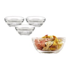 Samho Glass Lucky Glass 醬料碗 3 LG 220505, 透明, 4個