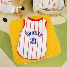 Coco studio 寵物籃球球衣背心, 紅色, 1個