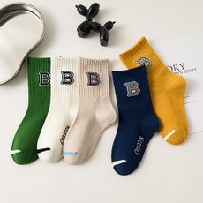 Kids Day 男童B-boy襪5雙組